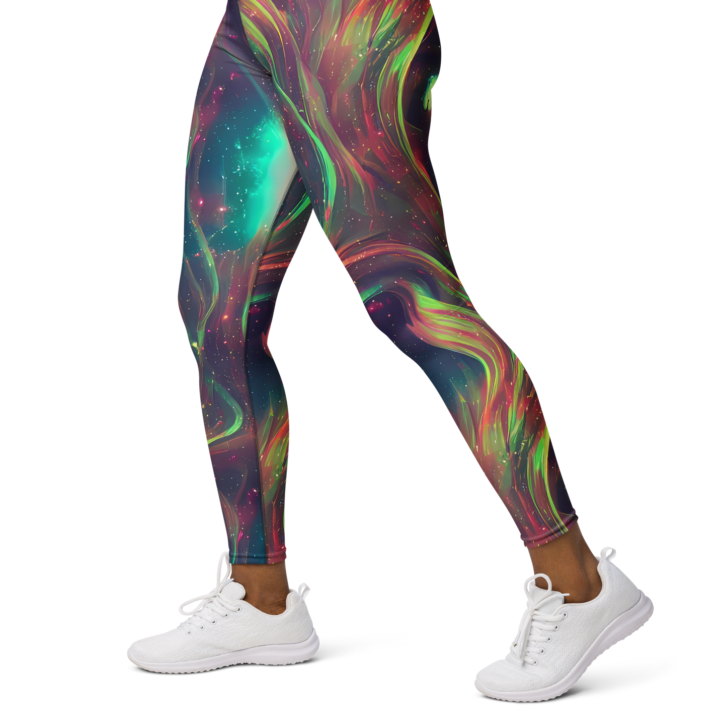 Yoga Leggings - Temple Wave