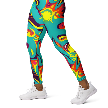 Yoga Leggings - Retro Ribbon
