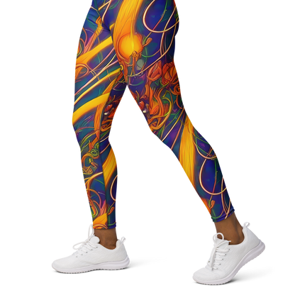 Yoga Leggings - Luminous Whirl