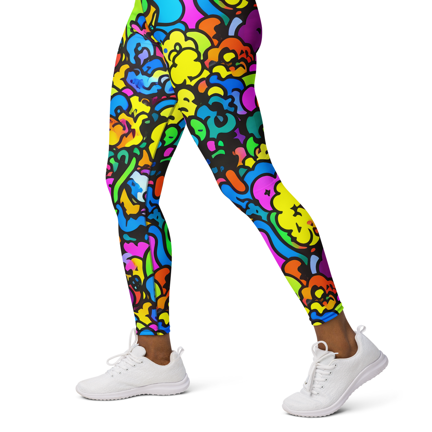 Yoga Leggings - Kaleidoscope Garden