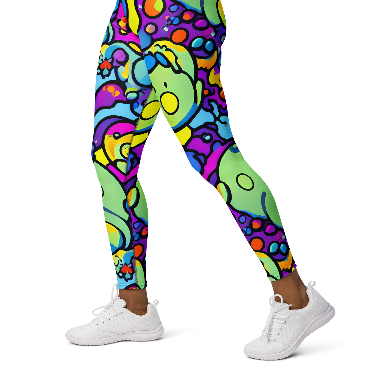 Yoga Leggings - Radiant Lagoon