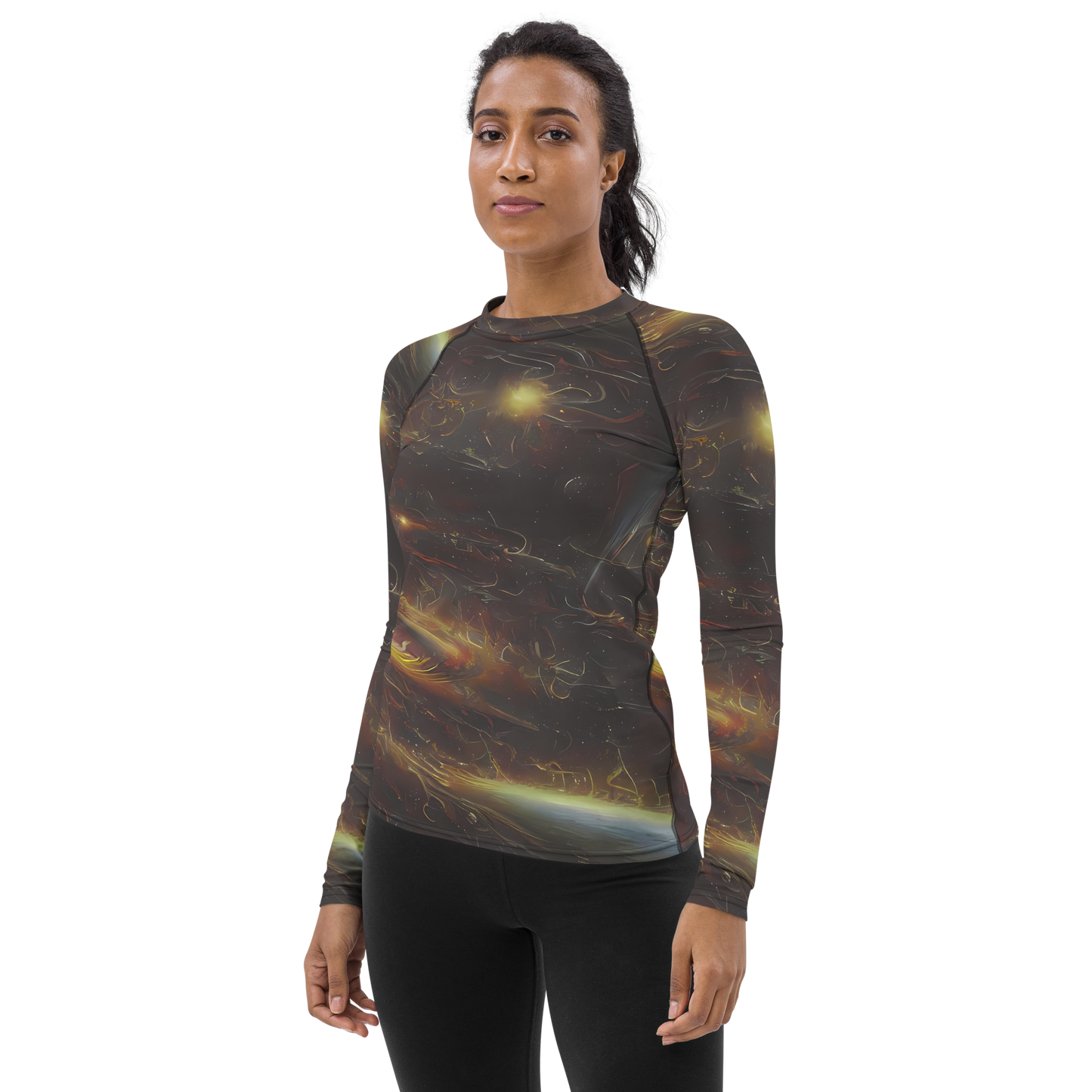 Women's Rash Guard - Quantum Illusions