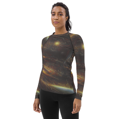 Women's Rash Guard - Quantum Illusions