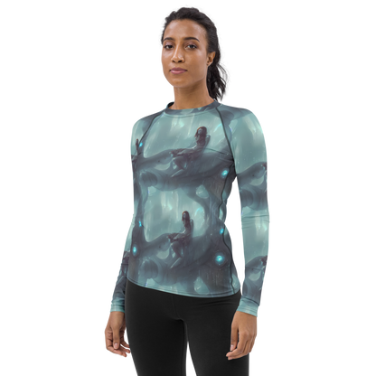 Women's Rash Guard - Liquid Serenity