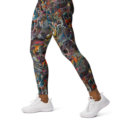 Yoga Leggings - Chromatic Entanglement