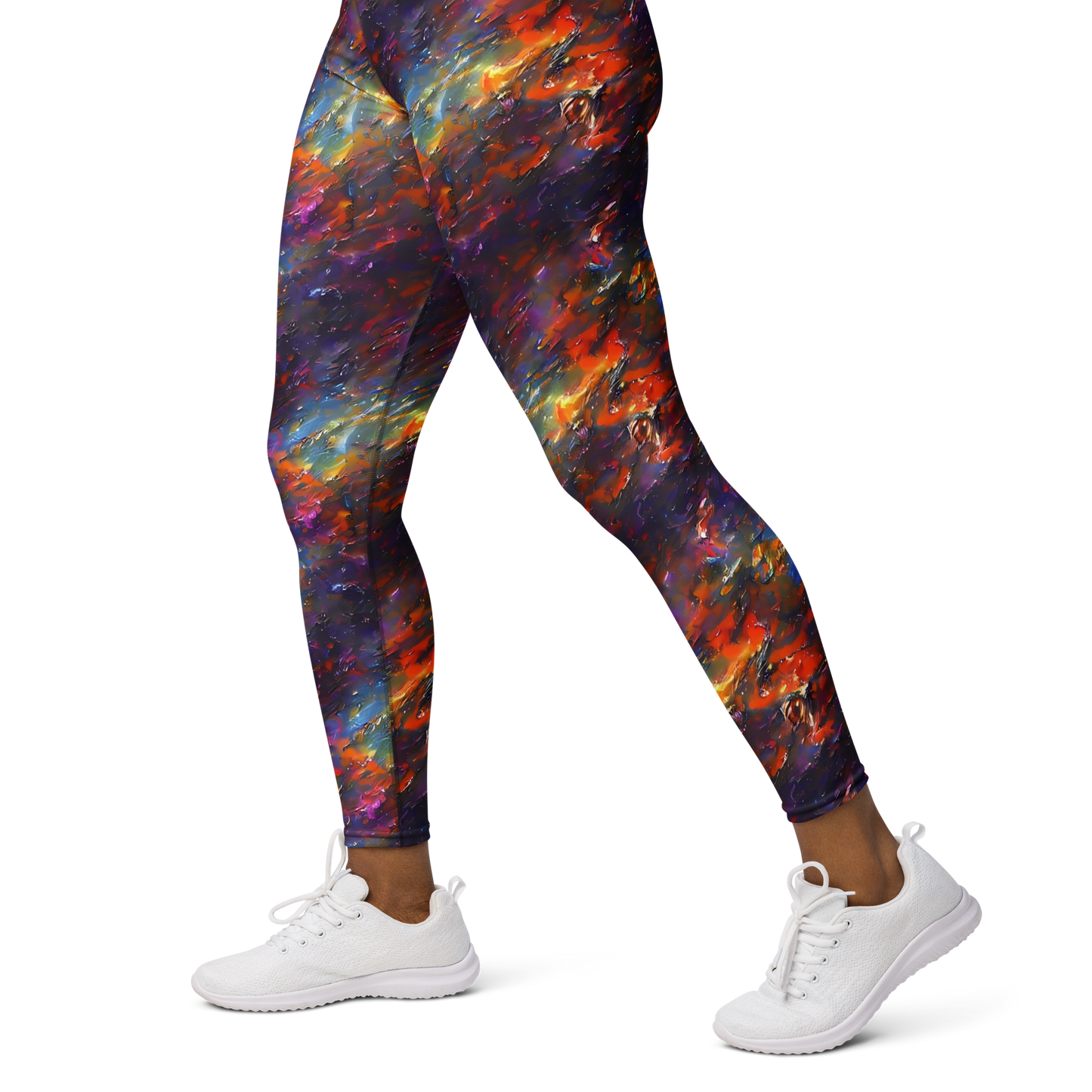 Yoga Leggings - Auroral Ripples