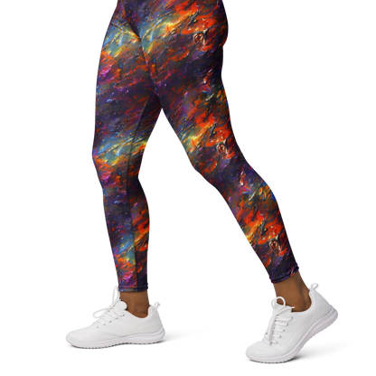 Yoga Leggings - Auroral Ripples