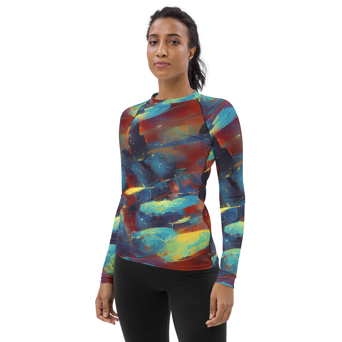 Women's Rash Guard - Journey Through Infinity