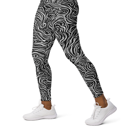 Yoga Leggings - Inky Whispers
