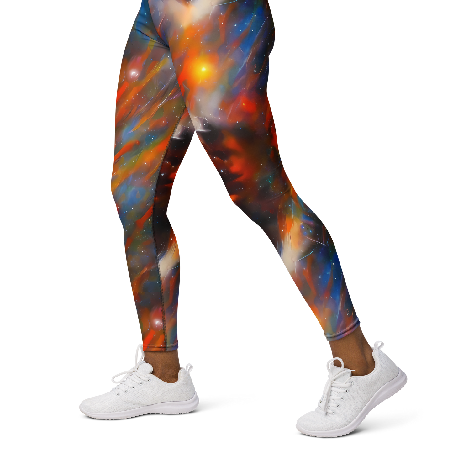 Yoga Leggings - Painterly Void