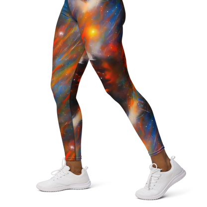 Yoga Leggings - Painterly Void