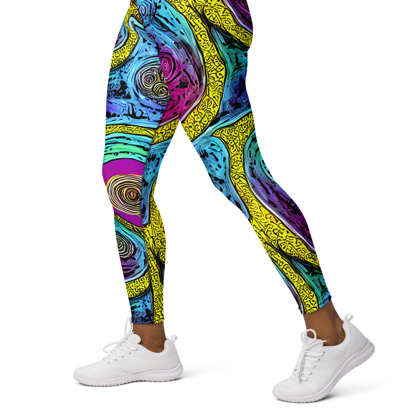 Yoga Leggings - Orbiting Orbs