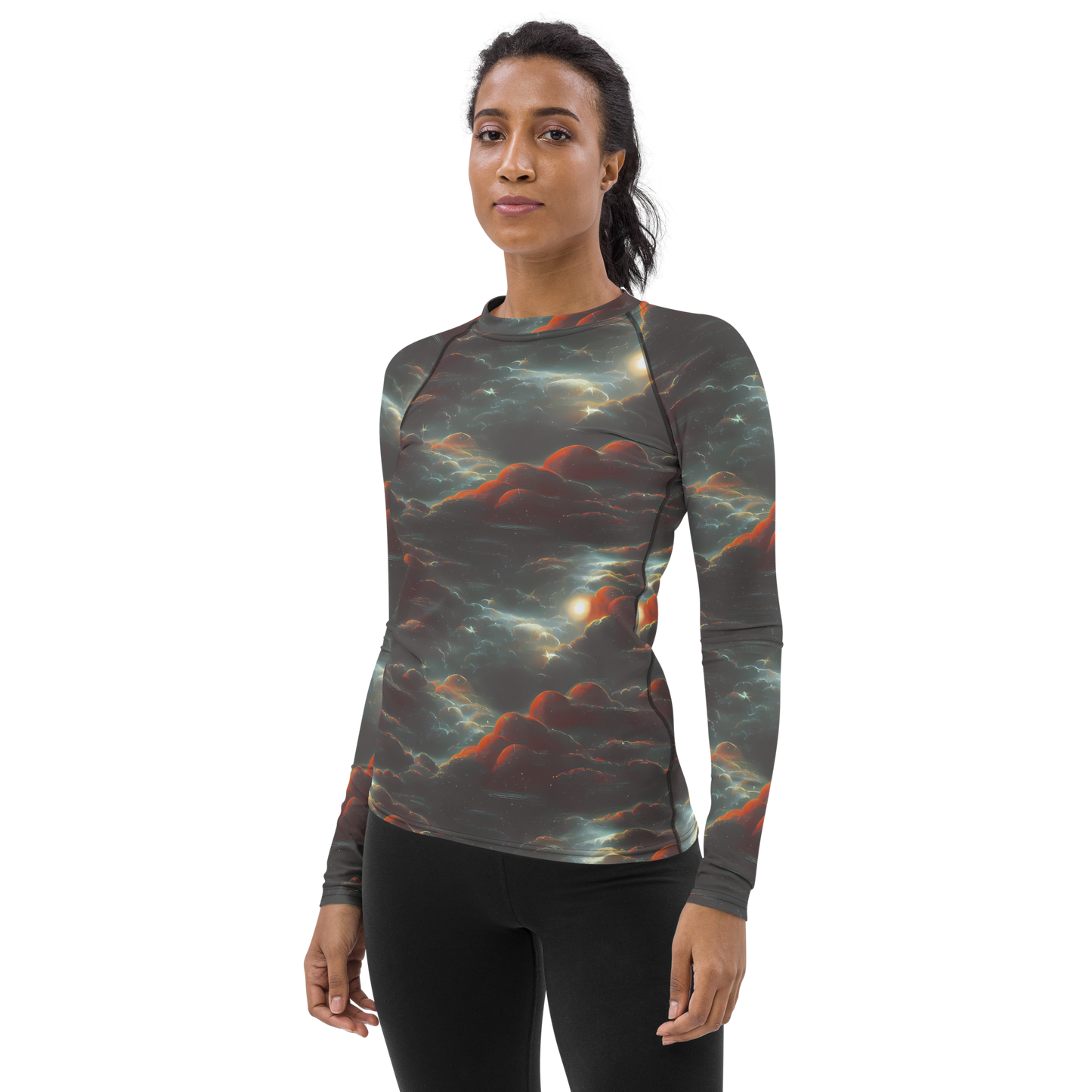 Women's Rash Guard - Stellar Highlands