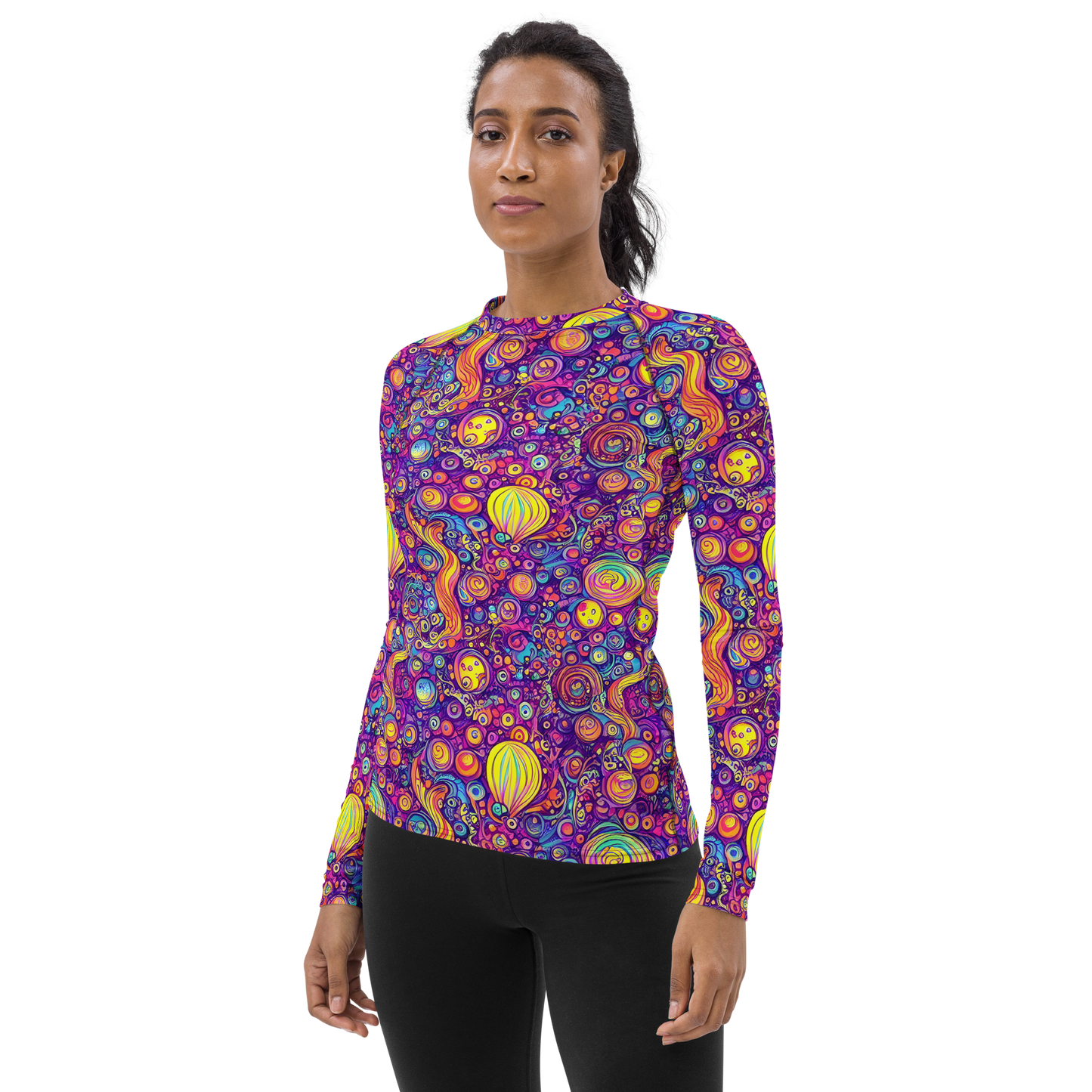 Women's Rash Guard - Festival of Whimsy