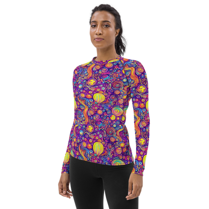 Women's Rash Guard - Festival of Whimsy