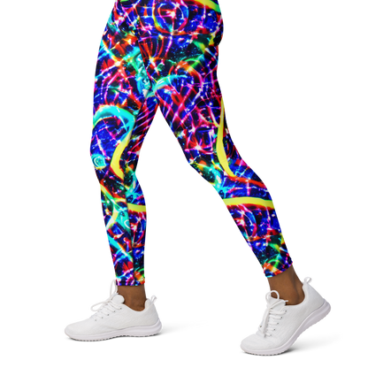 Yoga Leggings - Fynesian Galaxy