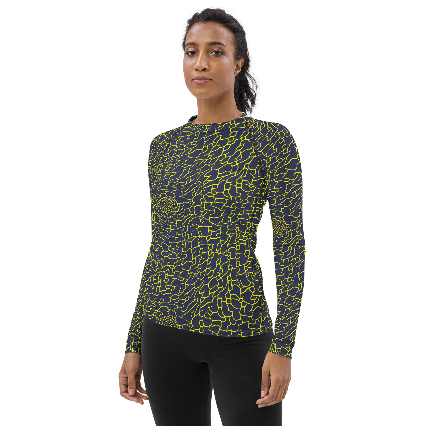 Women's Rash Guard - Nightshade Maze