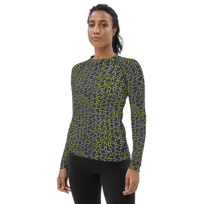 Women's Rash Guard - Nightshade Maze