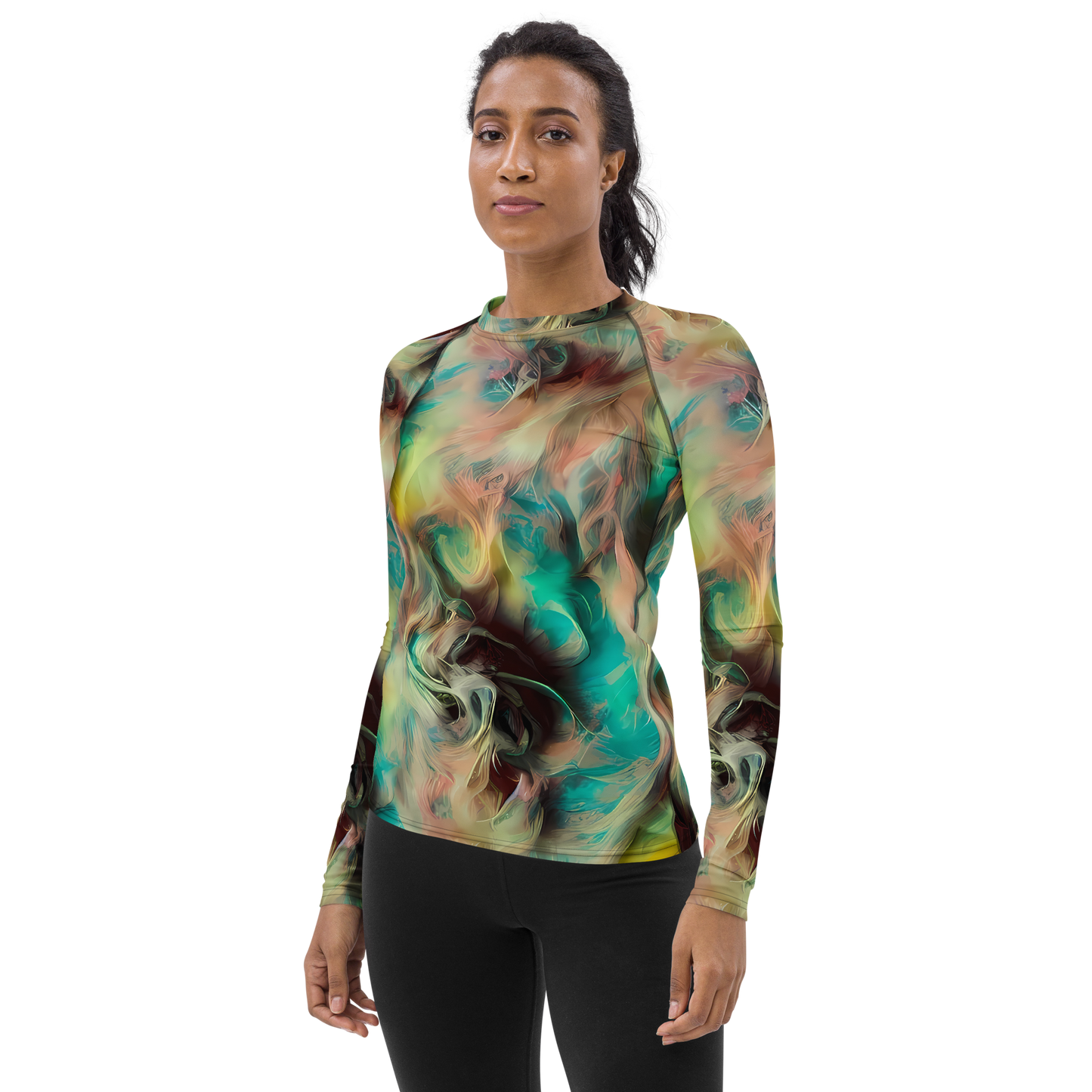 Women's Rash Guard - Enchanted Fusion