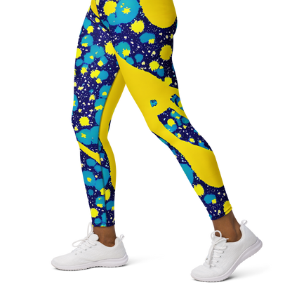 Yoga Leggings - Starburst Splash