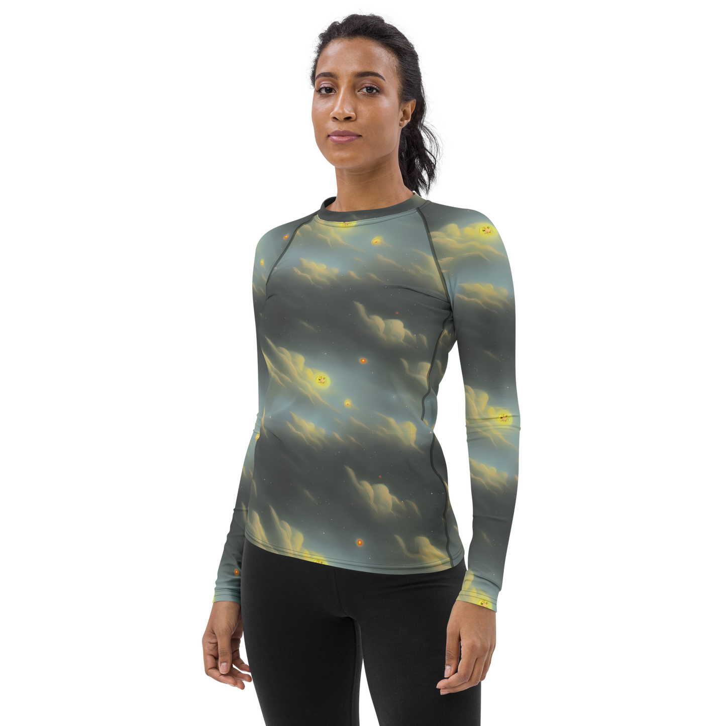 Women's Rash Guard - Dreamy Ascent