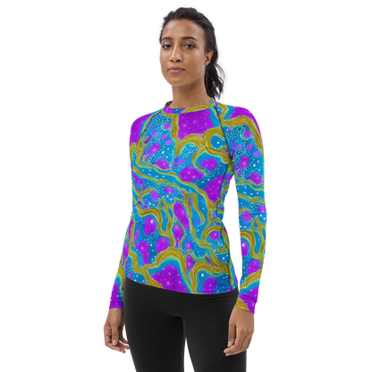 Women's Rash Guard - Mystic Waves