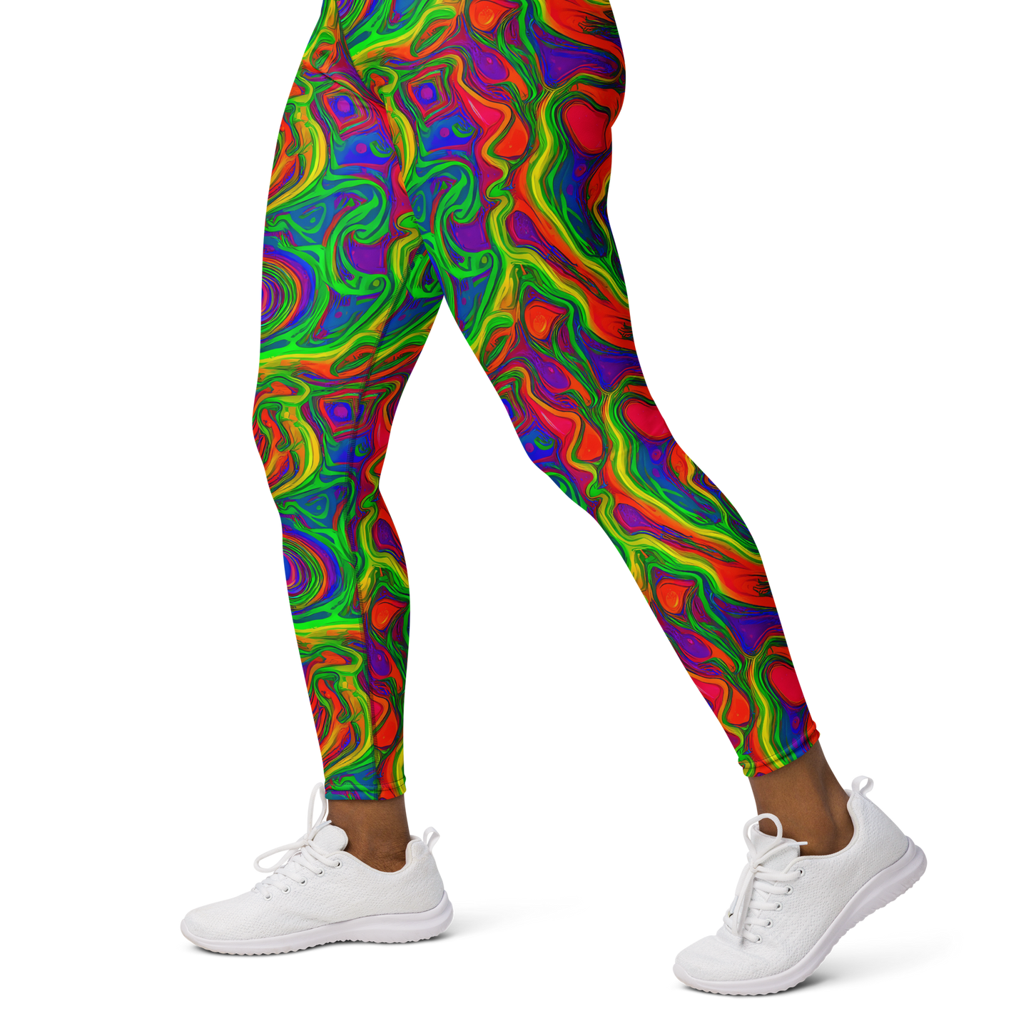 Yoga Leggings - Psychedelic Waves