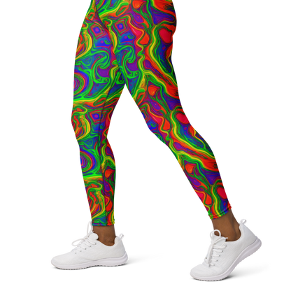 Yoga Leggings - Psychedelic Waves