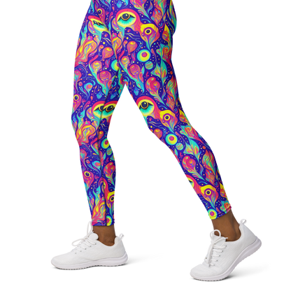 Yoga Leggings - Mystic Petal Dance