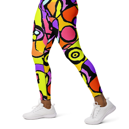 Yoga Leggings - Spirals of Joy