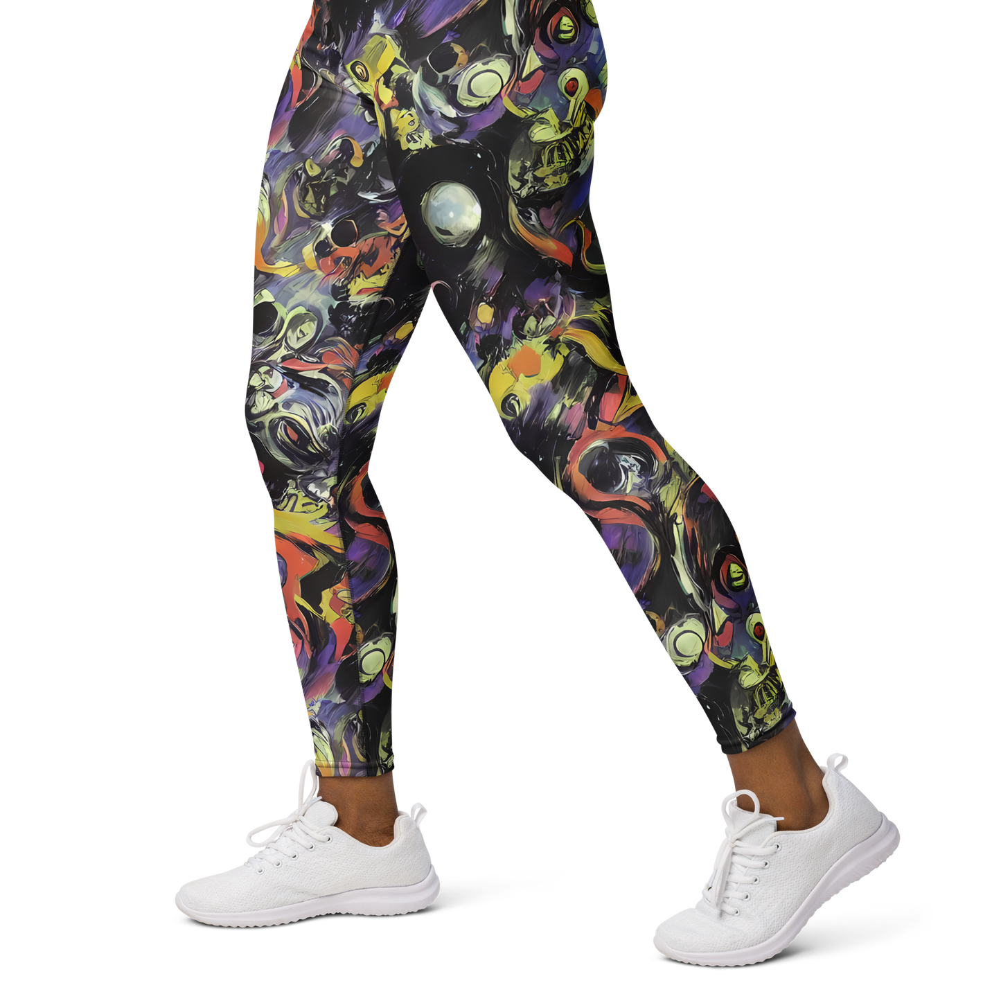 Yoga Leggings - Fires of the Void