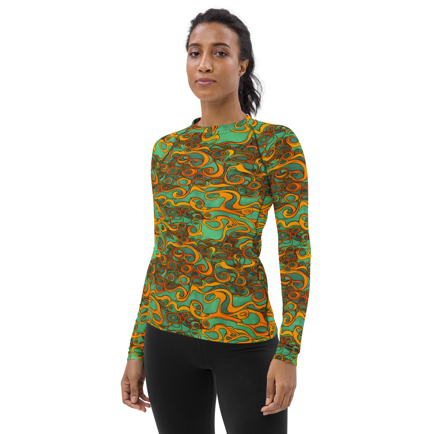 Women's Rash Guard - Nebula Nodes