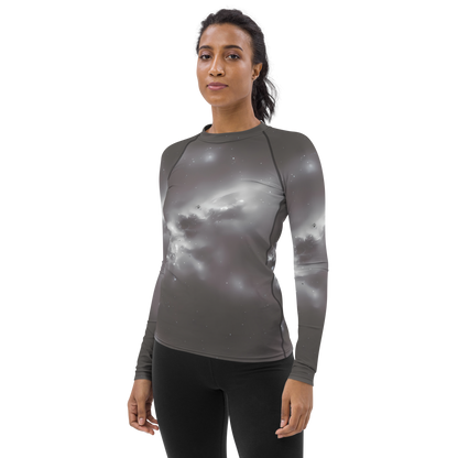 Women's Rash Guard - Silver Nebula