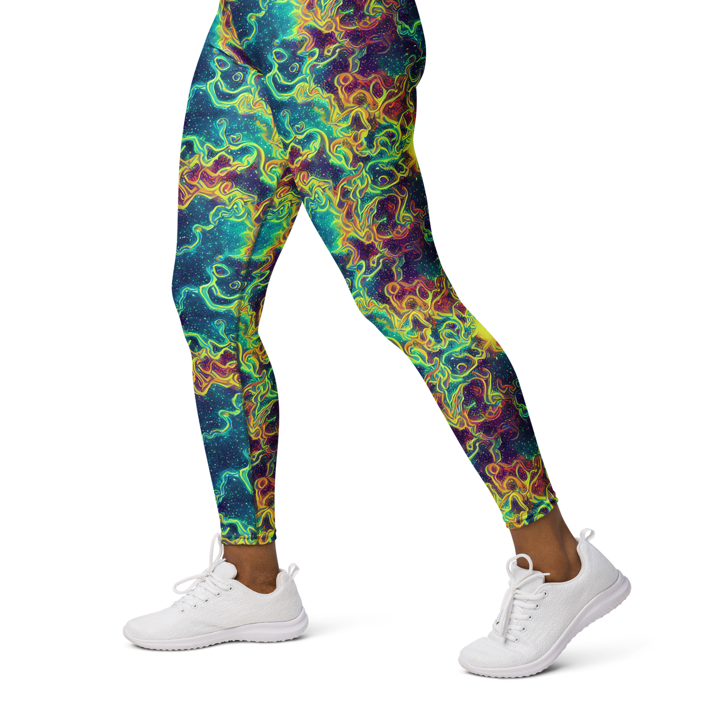 Yoga Leggings - Echoed Pulses