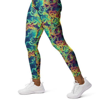 Yoga Leggings - Echoed Pulses