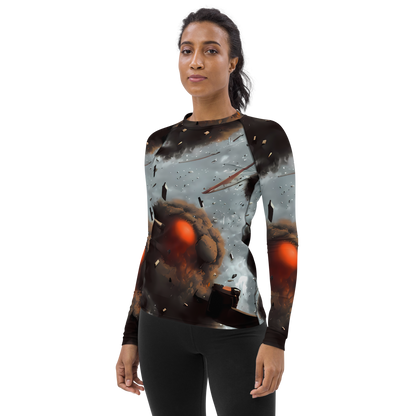 Women's Rash Guard - Celestial Collision