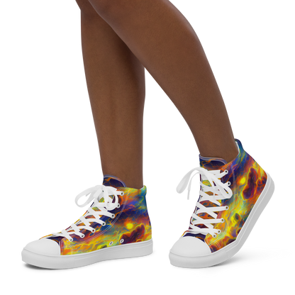 Women's High Top Canvas Shoes - Averin's Nebula