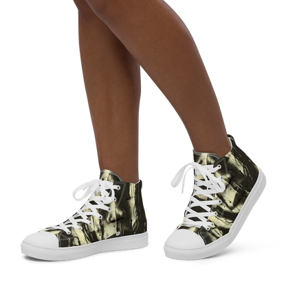 Women's High Top Canvas Shoes - Eclipse Veil