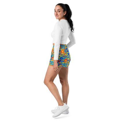 Women’s Athletic Shorts - Chroma Ripple