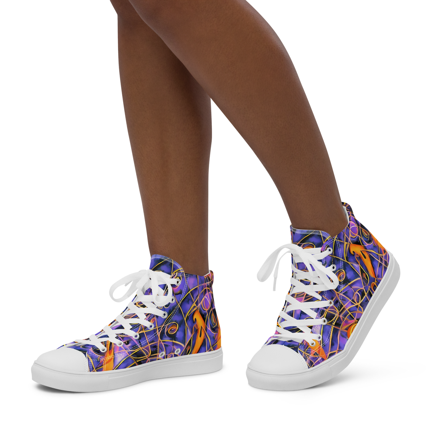 Women's High Top Canvas Shoes - Bailly's Twist