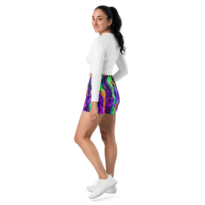 Women’s Athletic Shorts - Jackson Swirl
