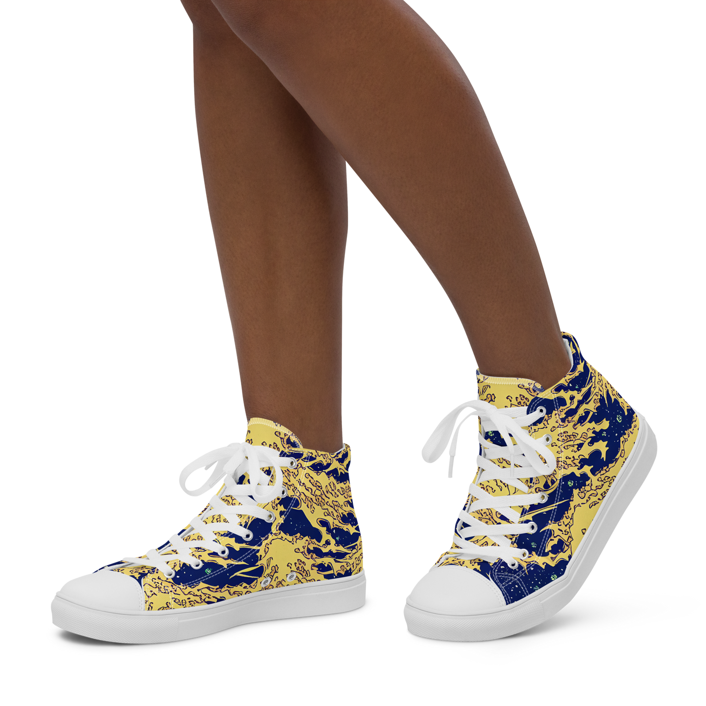 Women's High Top Canvas Shoes - Celestial Ridge