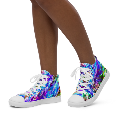 Women's High Top Canvas Shoes - Faini Whirlwind