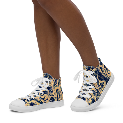 Women's High Top Canvas Shoes - Doré Dreams