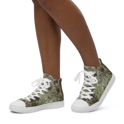 Women's High Top Canvas Shoes - Kowch's Enigma