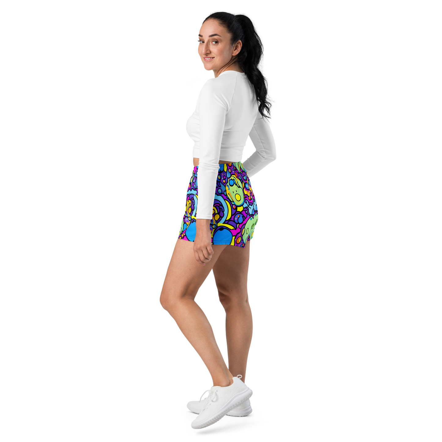 Women’s Athletic Shorts - Enchanted Orbs