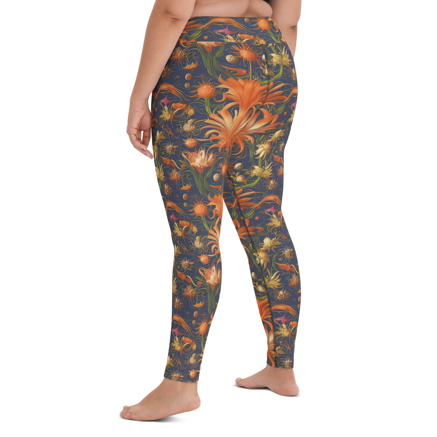 Yoga Leggings - Stellar Blooms