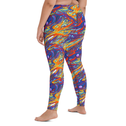 Yoga Leggings - Galactic Ember