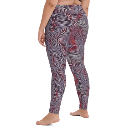 Yoga Leggings - Nebula Waves