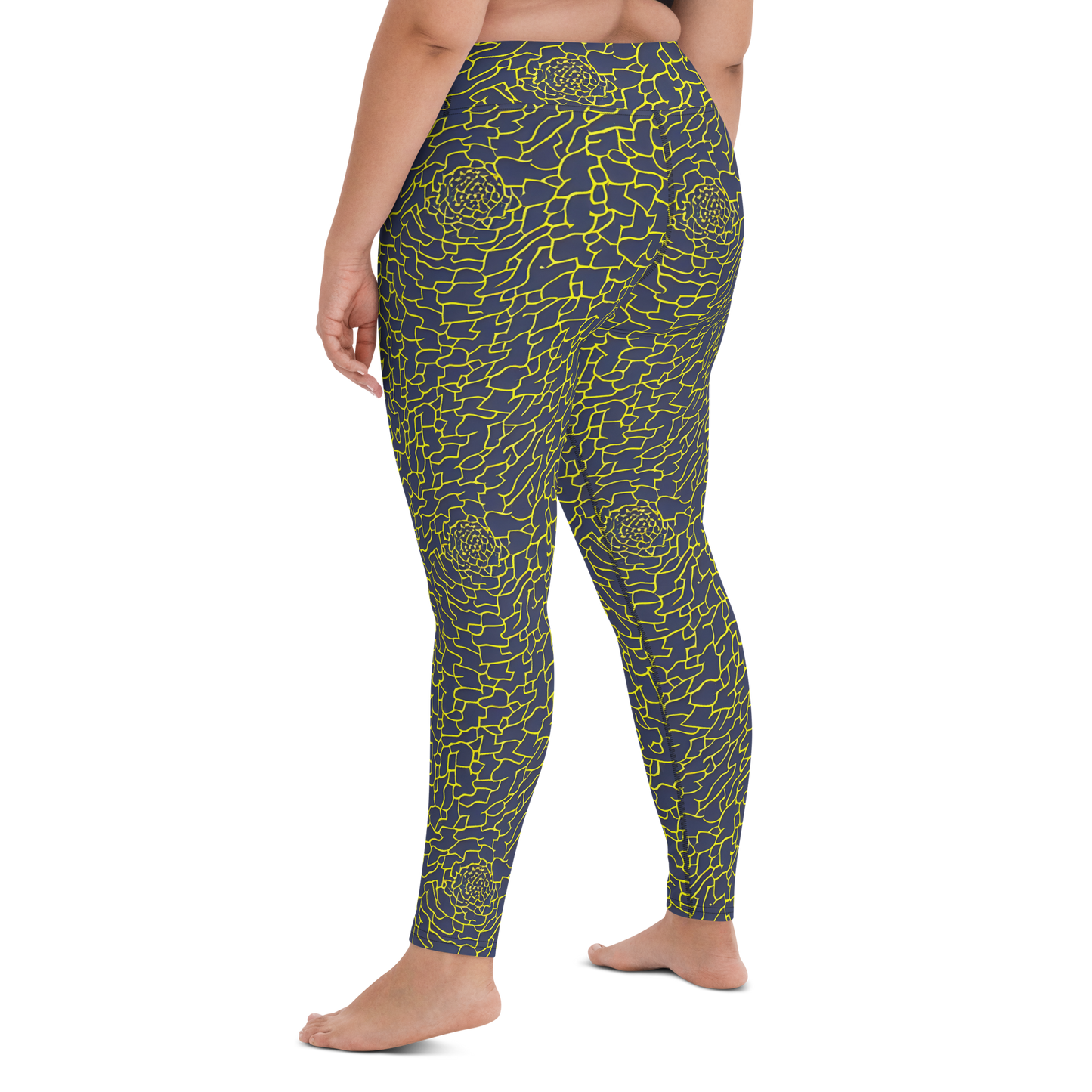 Yoga Leggings - Nightshade Maze